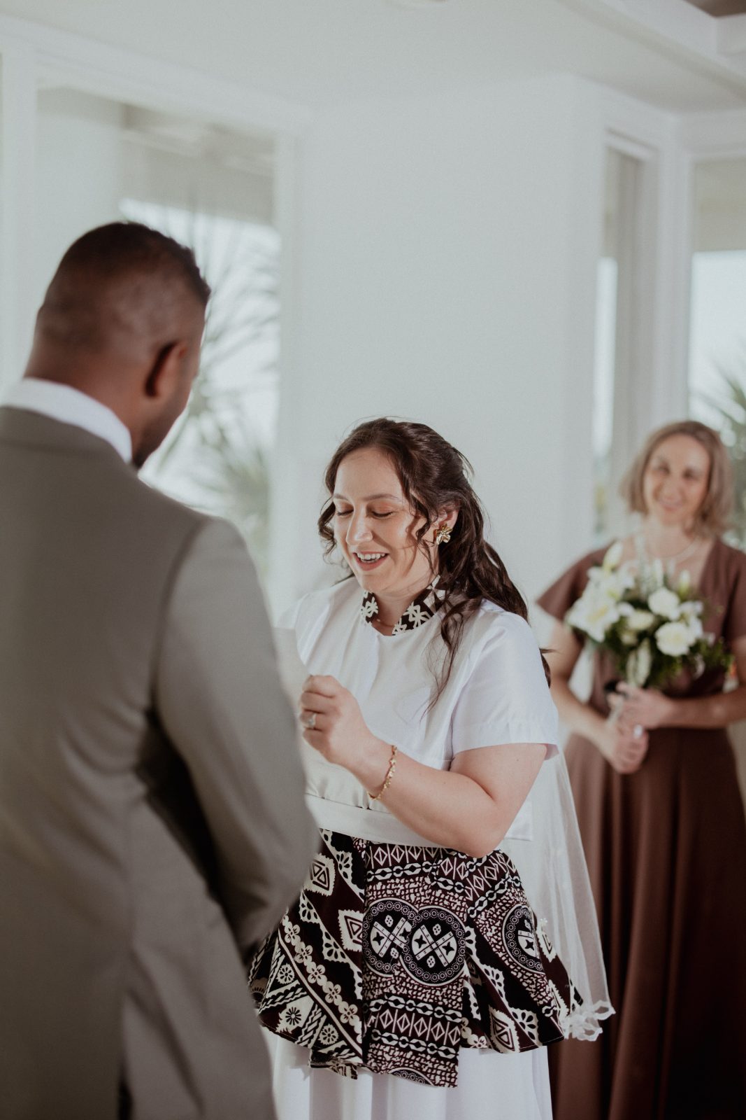The wedding ceremony at the Sheraton Fiji, September 2025