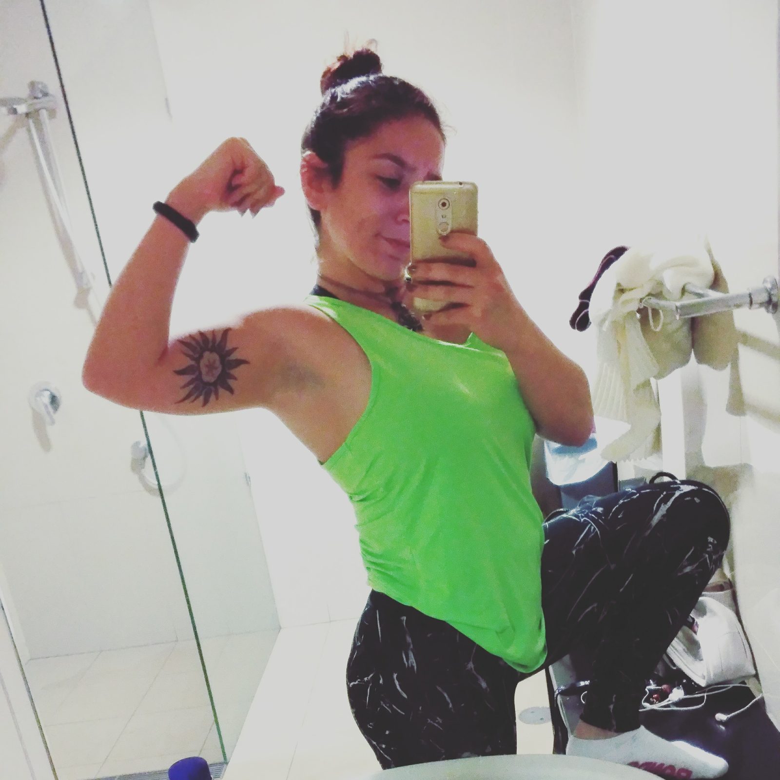Davina in 2017, at her fittest