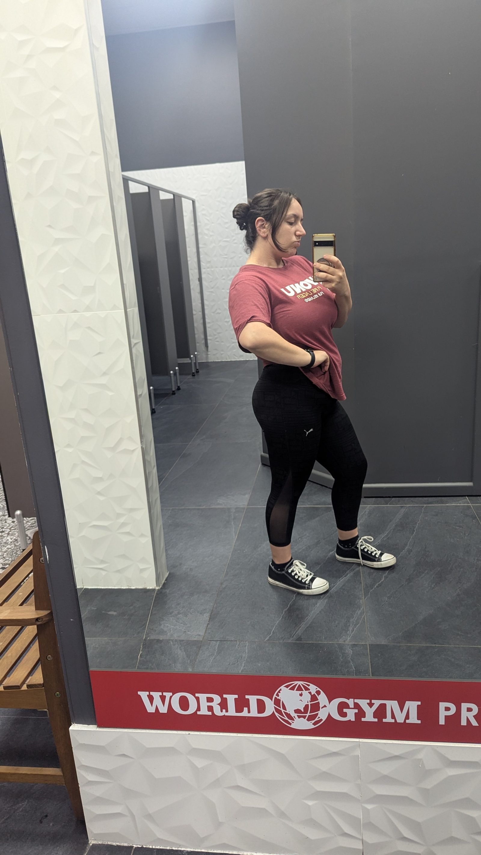 Davina at World Gym, June 2026
